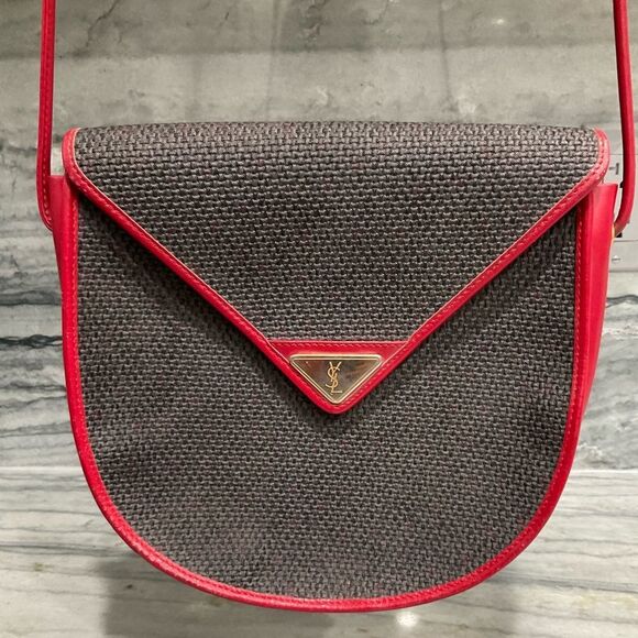 Yves Saint Laurent Vintage PVC Sling Bag - Picture 1 of 15